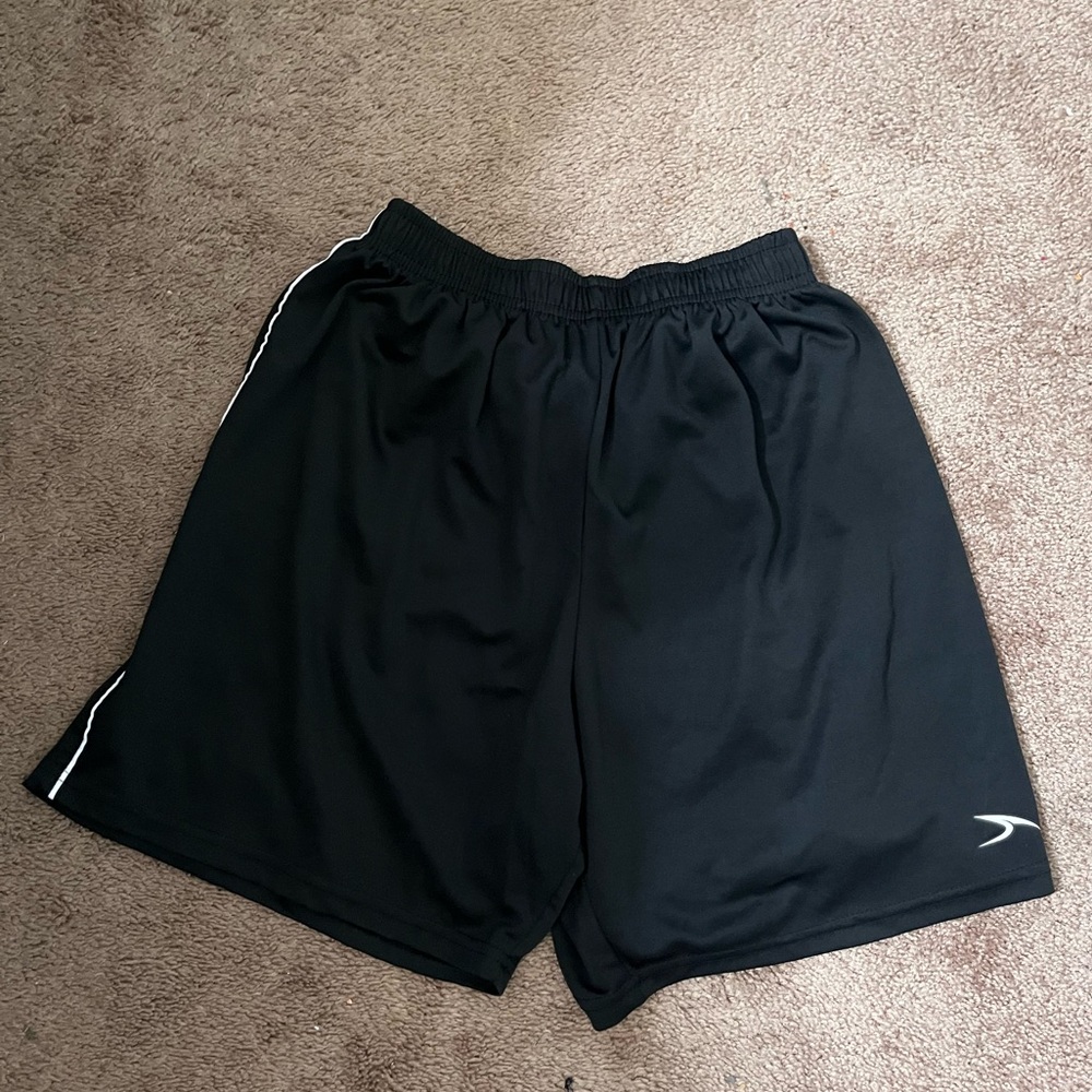 Black Athletic Men's Shorts